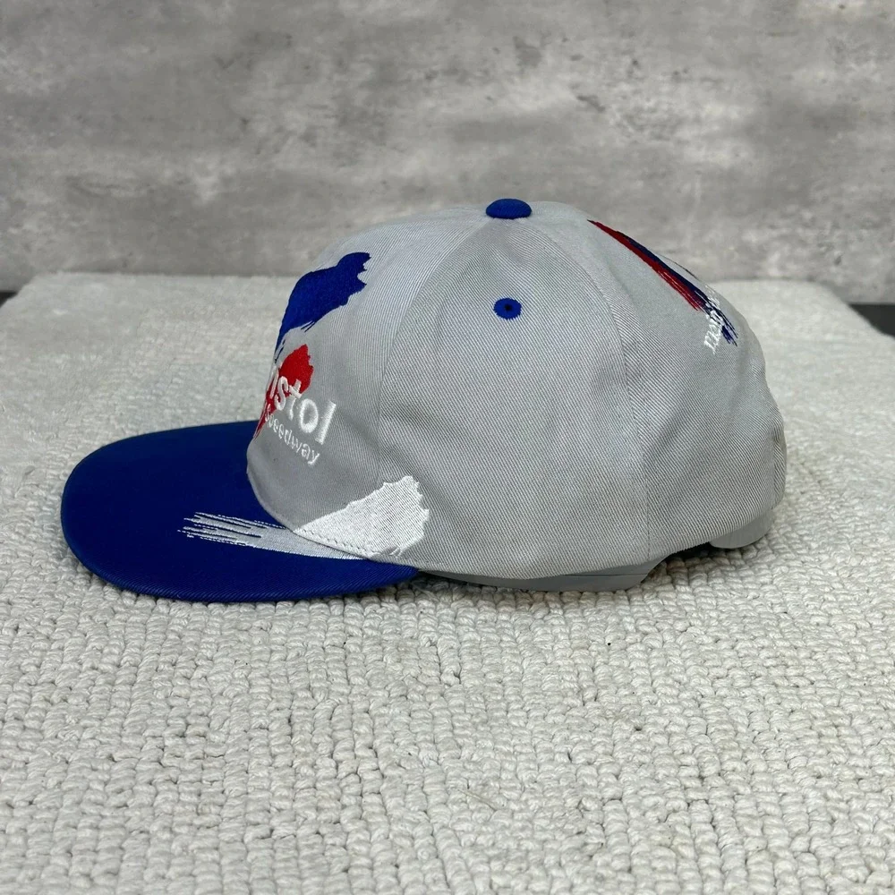 Vintage Bristol Motor Speedway Snapback Hat OSFA Splash Embroidered Dad Cap